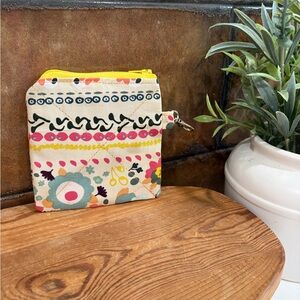 Colorful Floral Coin Purse | coin pouch